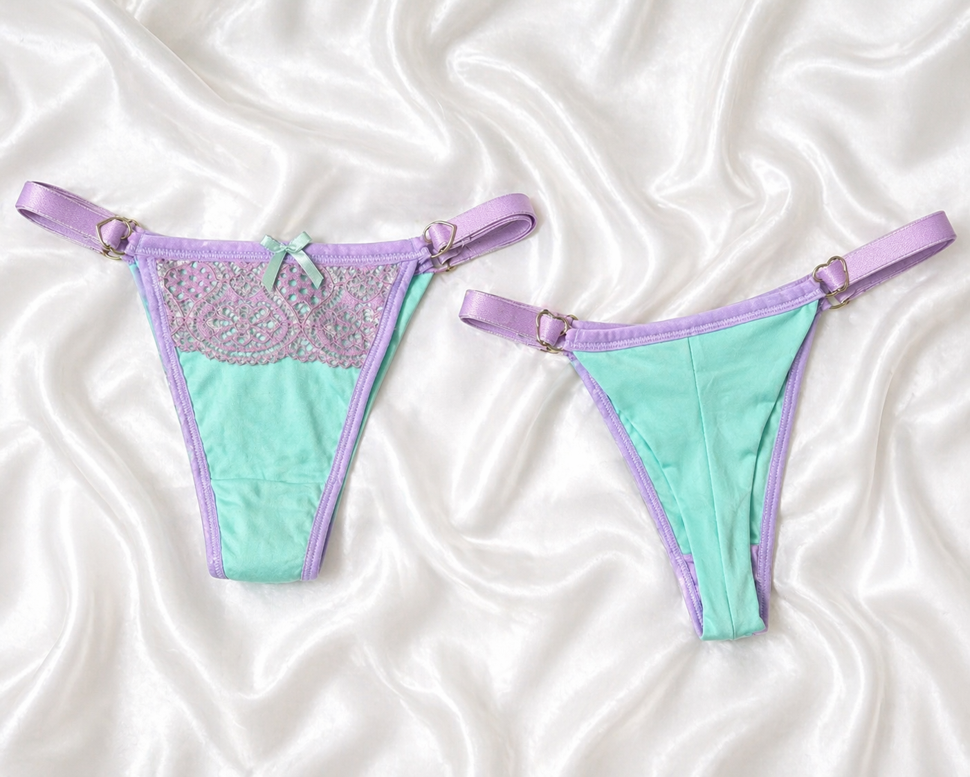 Calcinha Fio Duplo com Regulagem - Empina Bumbum