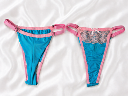 Calcinha Fio Duplo com Regulagem - Empina Bumbum