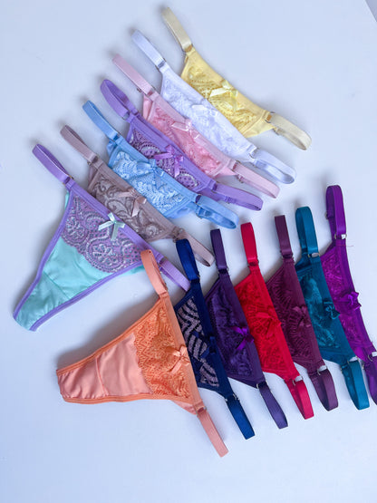 Calcinha Fio Duplo com Regulagem - Empina Bumbum