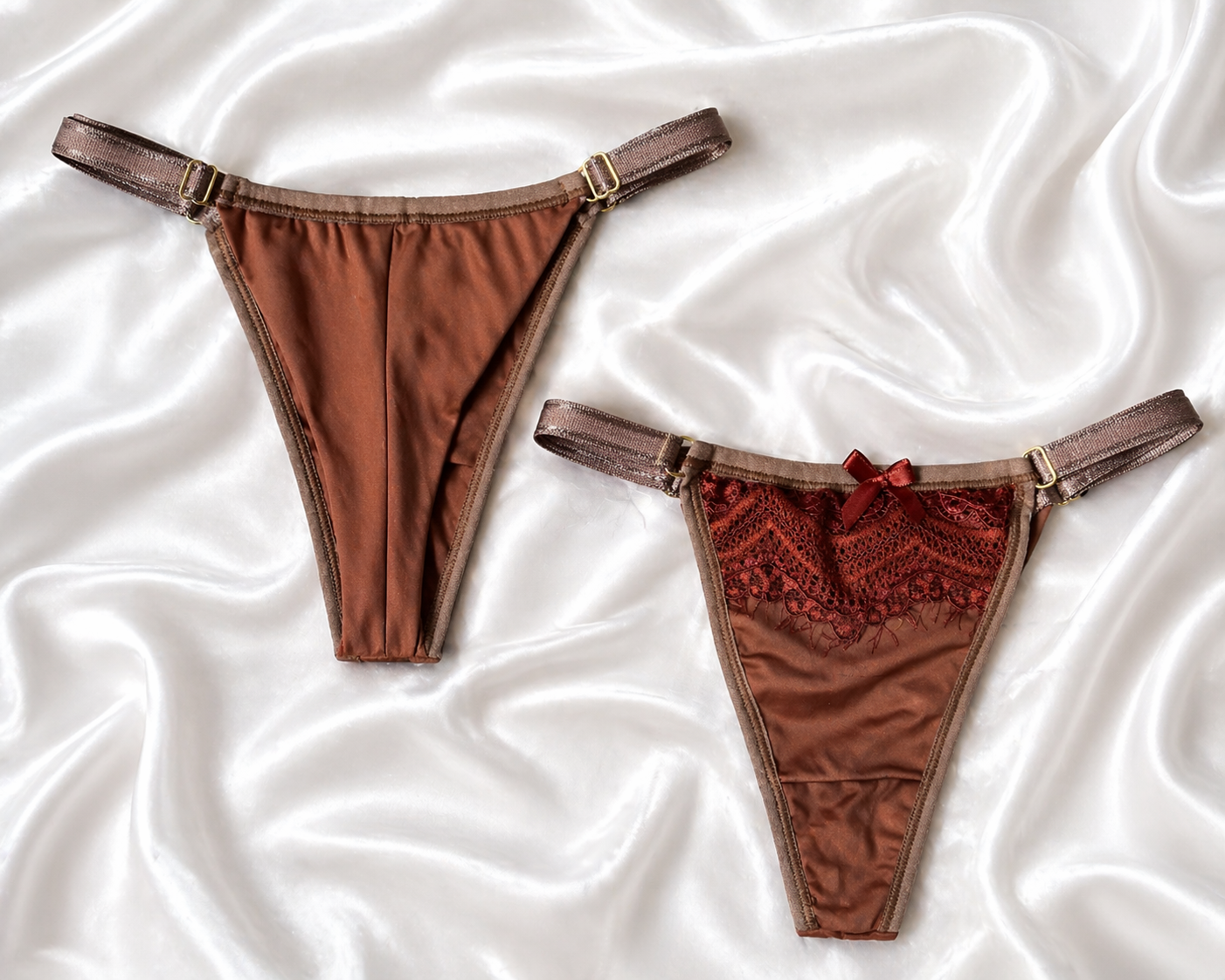 Calcinha Fio Duplo com Regulagem - Empina Bumbum