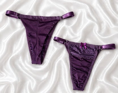 Calcinha Fio Duplo com Regulagem - Empina Bumbum