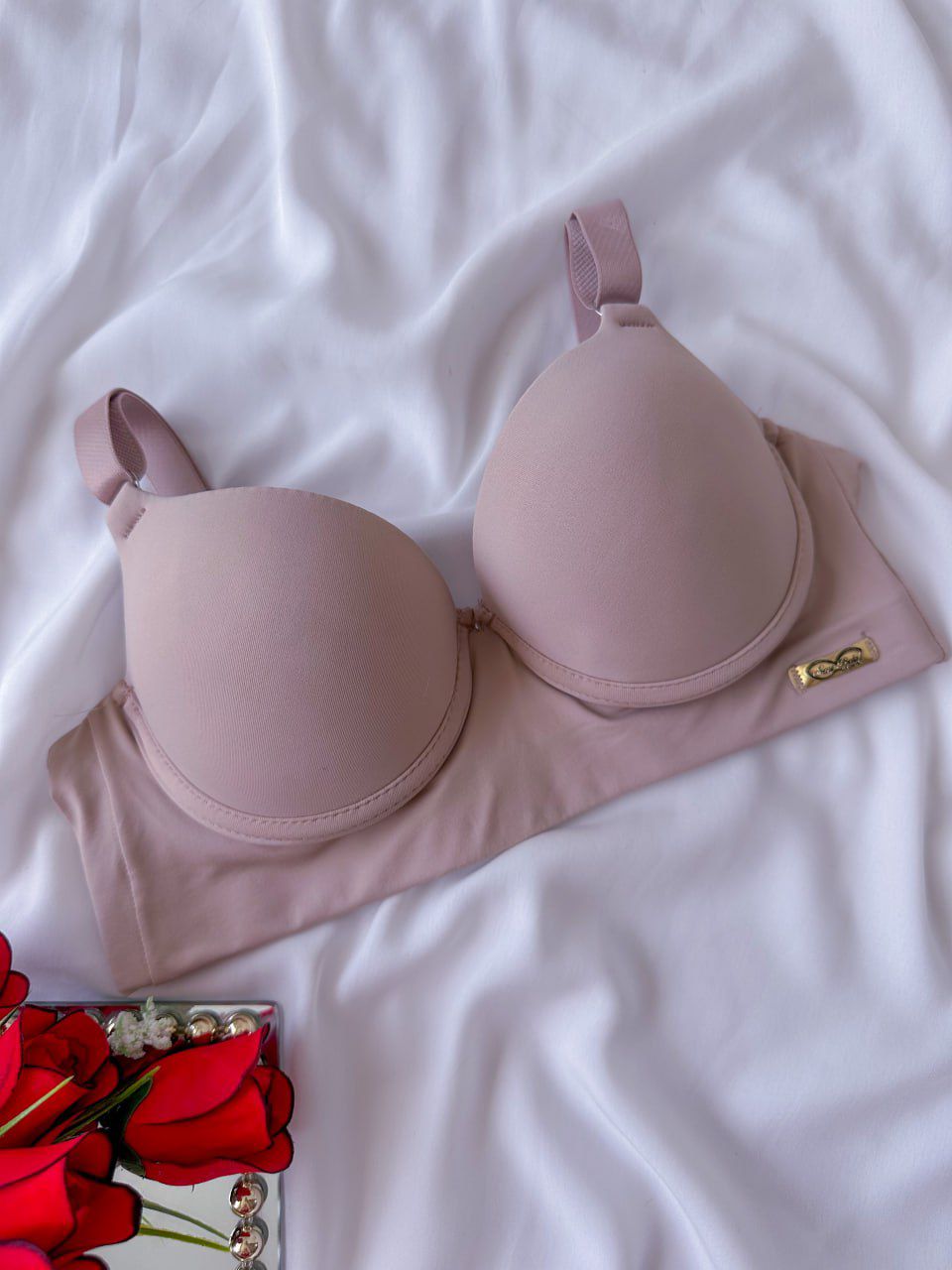 Sutiã Reforçado com Bojo - Alça Reforçada Microfibra